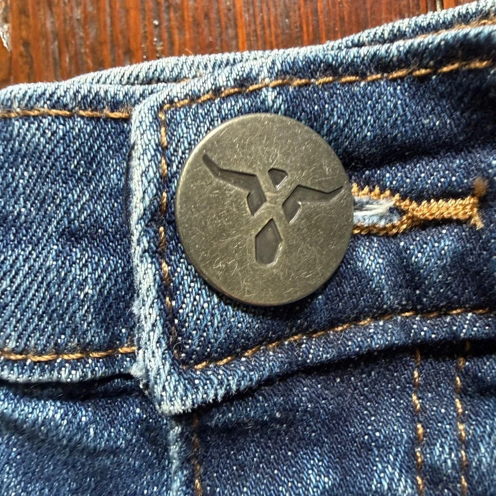 Wrangler 20X Jeans Mens‎ 32x30 Blue Dark Wash Style 42 Vintage Boot Embroidered